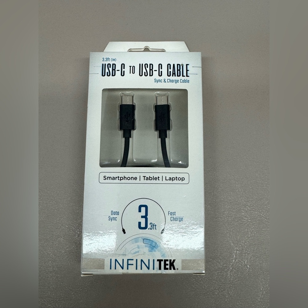 USB-C to USB-C Cable - Black
